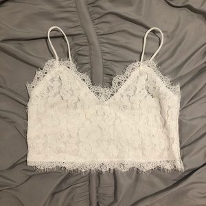 Cropped Lace Cami